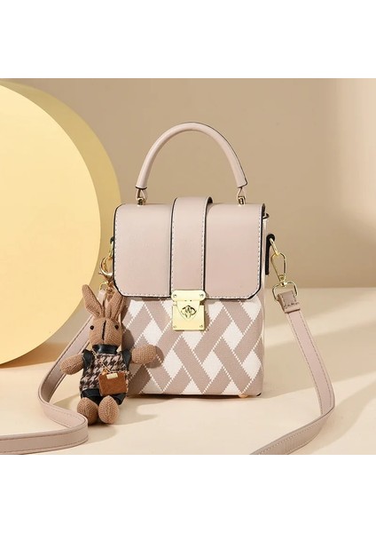 Fotoğraf Rengi 14X8X18CM Yeni Kadın Telefonu Çantası 2023 Yeni Küçük Alışveriş Çantaları Bayan Küçük Crossbody Çanta Kadın Damalı Küçük Kare Çanta (Yurt Dışından) modelleri