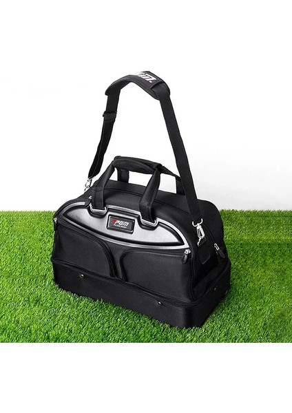 Siyah Pgm 2023 Yeni Golf Giyim Çantası Boston Taşıma Topu Çantası Açık Seyahat Spor Salonu Çanta Erkek Kadın Çift Katmanlı Taşınabilir Paket (Yurt Dışından) fırsatları
