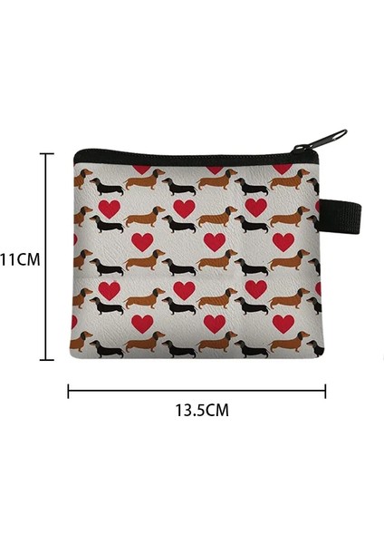 LQBDOUYGX10W Bichon / Frise Beagle / Boston Terrier Köpek Baskı Madeni Para Çanta Kadın Kimlik Kredi Kartı Tutucu Mini Para Para Çantaları Rahat Cüzdan Hediye (Yurt Dışından) fiyatları