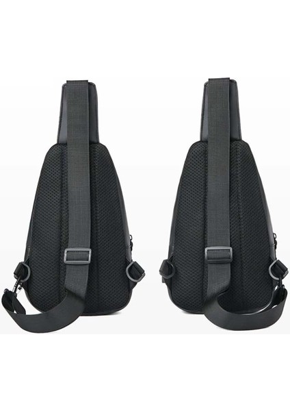 Gri Tasarımcı Göğüs Çantası Erkekler Için Tek Omuz Çantası Rahat Crossbody Göğüs Sırt Çantası Moda Fanny Paketi Sling Messenger Sling Çanta (Yurt Dışından) indirimleri