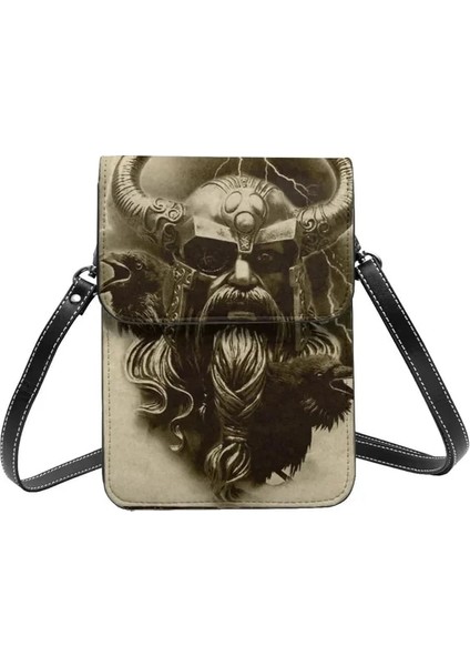 Stil 3 Bir Boyut Viking Yaş Omuz Çantası Sembol Kadın Hediyeler Cep Telefonu Çantası Retro Deri Iş Çantaları (Yurt Dışından)