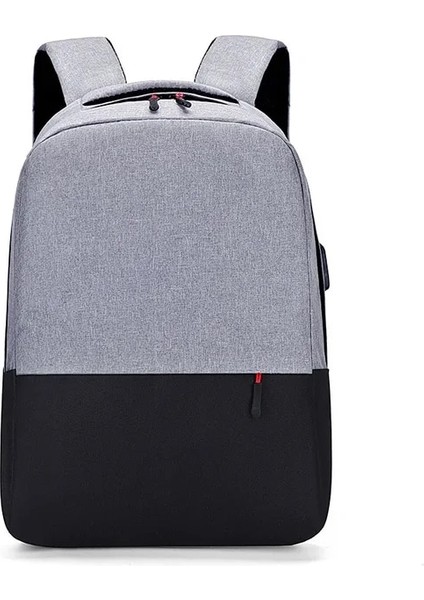 Siyah Iş USB Bilgisayarı Yüksek Kapasiteli Konfor Sırt Çantaları Basit Günlük Moda Günlük Işe Gidiş Çok Fonksiyonlu Kullanışlı Sırt Çantaları (Yurt Dışından)