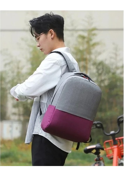 Siyah Iş USB Bilgisayarı Yüksek Kapasiteli Konfor Sırt Çantaları Basit Günlük Moda Günlük Işe Gidiş Çok Fonksiyonlu Kullanışlı Sırt Çantaları (Yurt Dışından) fiyatları