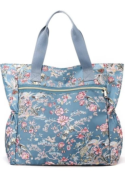 E Bir Boyut Tote Çanta Kadın Büyük Hafif Naylon Omuz Çantaları ve Seyahat Çalışma Çantası Leopar Tote Çanta Сумка Женская Dropshiping (Yurt Dışından)