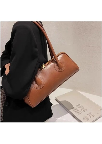 Auburn 35 7 15.5cm Miyagawa Retro Çanta Kadınlar Için 2023 Yeni Moda Niş Sonbahar Kış Tek Omuz Koltukaltı Taşınabilir Büyük Çanta (Yurt Dışından) fırsatları