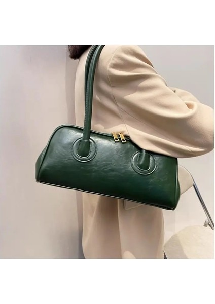 Auburn 35 7 15.5cm Miyagawa Retro Çanta Kadınlar Için 2023 Yeni Moda Niş Sonbahar Kış Tek Omuz Koltukaltı Taşınabilir Büyük Çanta (Yurt Dışından) indirimleri