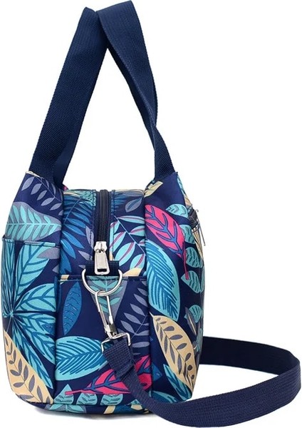 Mor Çiçekler Kadın Rahat Seyahat Crossbody Çanta Çok Katmanlı Omuz Çantası Lüks Çanta Tasarımcısı Büyük Kapasiteli Çanta Haberci Çanta (Yurt Dışından) modelleri