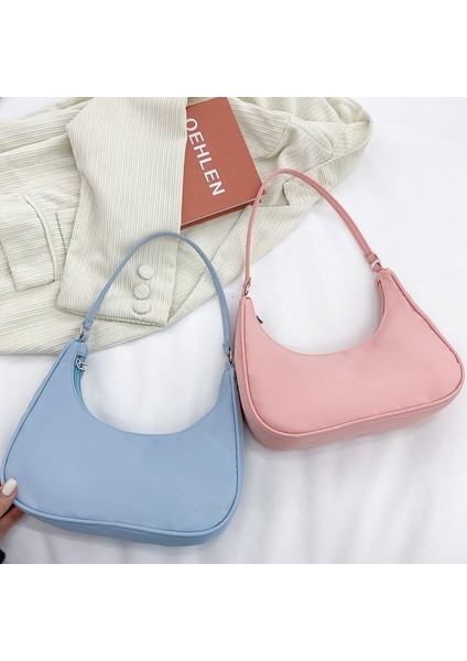 Stil 4 Kadın Çanta Koltukaltı Omuz Çantası Küçük Omuz Çanta Naylon Koltukaltı Çanta Debriyaj Kadın Hobos Yaz Basit Çanta Feminina (Yurt Dışından) fiyatları