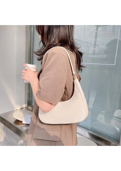 Stil 4 Kadın Çanta Koltukaltı Omuz Çantası Küçük Omuz Çanta Naylon Koltukaltı Çanta Debriyaj Kadın Hobos Yaz Basit Çanta Feminina (Yurt Dışından) modelleri