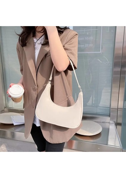 Stil 4 Kadın Çanta Koltukaltı Omuz Çantası Küçük Omuz Çanta Naylon Koltukaltı Çanta Debriyaj Kadın Hobos Yaz Basit Çanta Feminina (Yurt Dışından) fırsatları