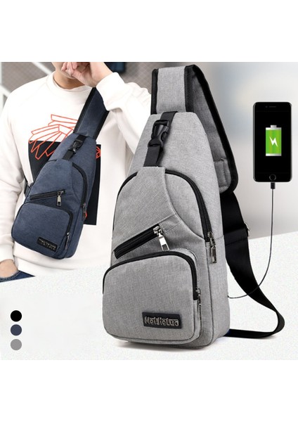 Renk 9 USB Şarj Oxford Crossbody Çanta Anti-Hırsızlık Göğüs Paketi Yaz Kısa Seyahat Haberciler Çanta Su Geçirmez Omuz Çantası (Yurt Dışından) fiyatları