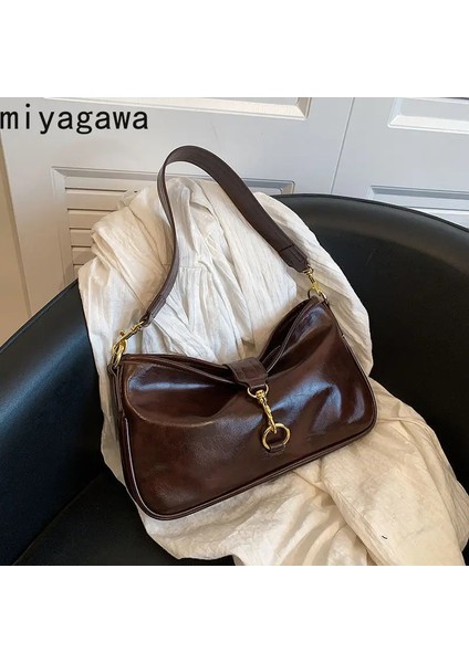 Kremsi-Beyaz 32 6 18CM Miyagawa Lniche Tasarım Koltuk Altı Çantası Retro ve Moda Kadın Omuz Çantası Zarif Yeni Kore Tarzı Çapraz Vücut Çanta (Yurt Dışından) fiyatları