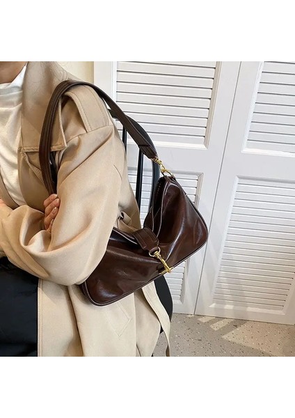 Kremsi-Beyaz 32 6 18CM Miyagawa Lniche Tasarım Koltuk Altı Çantası Retro ve Moda Kadın Omuz Çantası Zarif Yeni Kore Tarzı Çapraz Vücut Çanta (Yurt Dışından) indirimleri