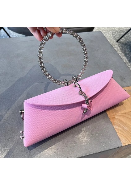 Siyah Jiomay Moda Trendleri Bez Çantalar Lüks Tasarımcı Çanta Elmas Yaka Çantalar Kadınlar Için Baget Kişilik Tasarım Makyaj Çantası (Yurt Dışından) fiyatları