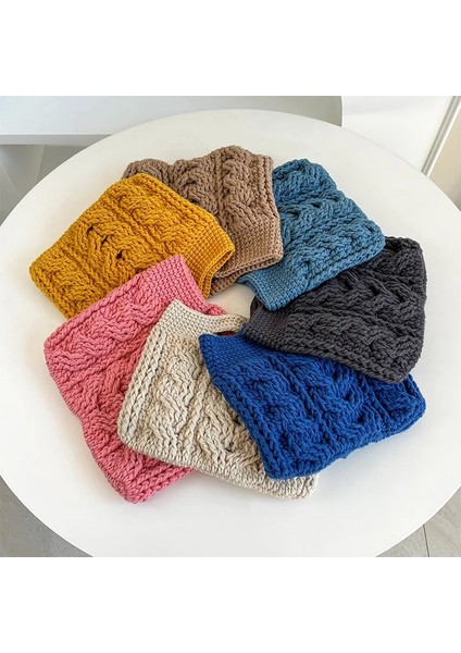 Koyu Gri Saf El Dokuma Basit Retro Çanta Kare Açık Boston Tarzı Yün Bayan Çanta (Yurt Dışından) fiyatları