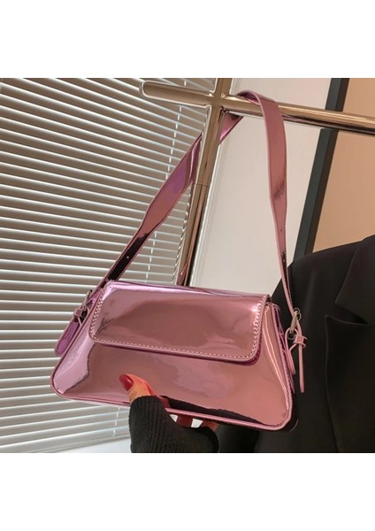 Pembe (26CM-14CM-5.5CM) 2023 Marka Lüks Tasarımcı Kadın Koltukaltı Çanta Kadın Altın Gümüş Şık Omuz Çantaları Parti Debriyaj Trend Bayan Çantalar ve Çantalar (Yurt Dışından) indirimleri
