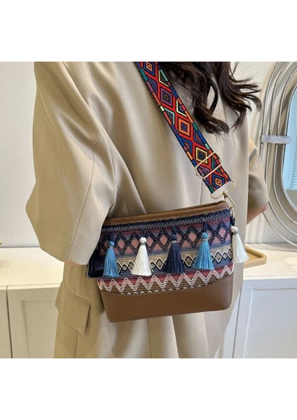 Turuncu Vintage Kadın Çanta Hmong Vintage Tote Messenger Hippi Etnik Omuz Çantası Nakış Boho 2023 (Yurt Dışından) fiyatları