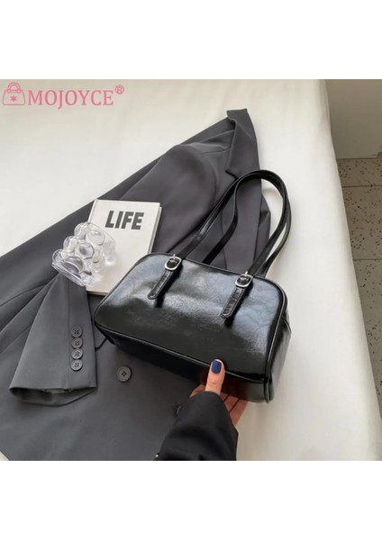 Gümüş Kadın Omuz Çantası Düz Renk Moda Çanta Ayarlanabilir Askı ile Crossbody Çanta Koltukaltı Çanta Iş Alışveriş Seyahat Için (Yurt Dışından) indirimleri