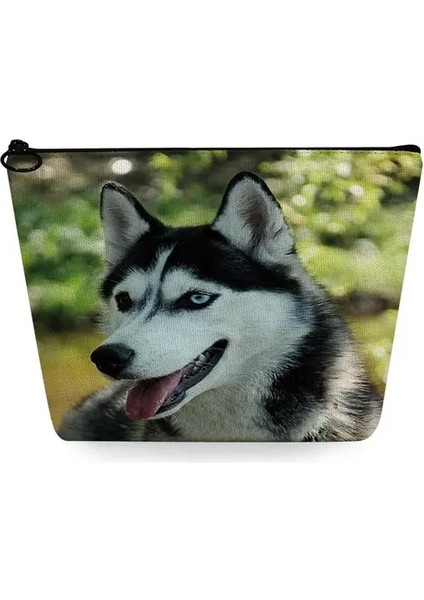 SN5168 Köpek Çantası Alman Çoban Boston Terrier Bulldog Husky Köpek Rahat Kadın Kozmetik Çantası Hediye Taşınabilir Makyaj Organizatör Seyahat Tuvalet Çantaları (Yurt Dışından)