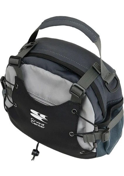 21X10X26CM Kore Vintage Punk Açık Crossbody Çanta Y2K Grunge Erkekler Bel Paketleri Boston Çanta Spor Fanny Paketi Fonksiyonel Messenger Çanta (Yurt Dışından)