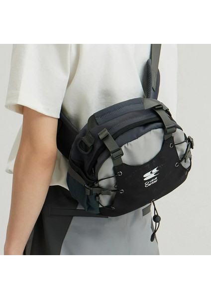 21X10X26CM Kore Vintage Punk Açık Crossbody Çanta Y2K Grunge Erkekler Bel Paketleri Boston Çanta Spor Fanny Paketi Fonksiyonel Messenger Çanta (Yurt Dışından) fiyatları