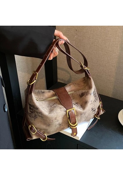 Siyah 31X16X7 cm Trendy Y2K Hobos Shouler Kadınlar Için Crossbody Çanta Çanta Çantalar 2023 Yeni Vintage Bayan Haberci Çanta Marka Tasarımcısı (Yurt Dışından) fiyatları