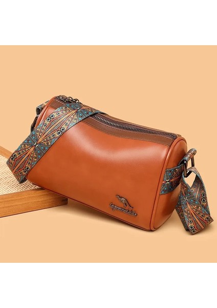 Sarı 2024 Popüler Omuz Çantası Kadın Yeni Yüksek Kapasiteli Geniş Bant Yastık Çanta Yüksek Kalite Moda Çok Yönlü Crossbody Çanta (Yurt Dışından) modelleri