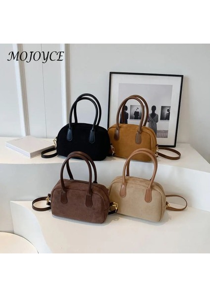 Kahve Kadın Rahat Çanta Çanta Ayarlanabilir Askı Pu Deri Retro Crossbody Çanta Düz Renk Üst Kolu Çanta Büyük Kapasiteli Askılı Çanta (Yurt Dışından) fiyatları