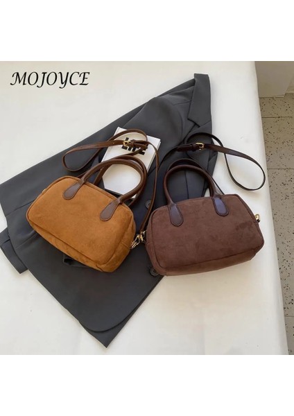 Kahve Kadın Rahat Çanta Çanta Ayarlanabilir Askı Pu Deri Retro Crossbody Çanta Düz Renk Üst Kolu Çanta Büyük Kapasiteli Askılı Çanta (Yurt Dışından) indirimleri