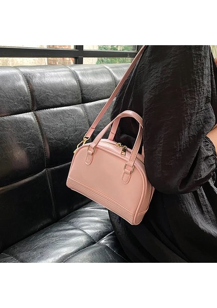 Pembe (14CM-19CM-8CM) Tasarımcı Marka Kadın Pembe Boston Çantaları Mavi Yeşil Çanta Yüksek Kaliteli Crossbody Çanta Parti Debriyaj Omuz Çantaları Balo Tote (Yurt Dışından) indirimleri