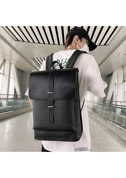 A1 Yeni Sırt Çantası Erkekler Iş Kore Tarzı Trendy Tasarım Siyah Seyahat Büyük Kapasiteli Dizüstü Rahat Öğrenci Okul Çantası Serin Yakışıklı (Yurt Dışından) fiyatları