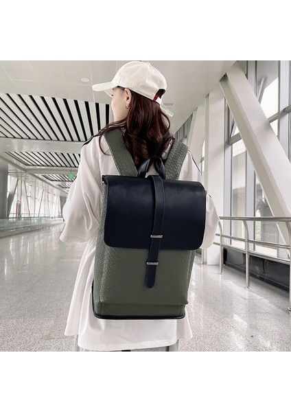 A1 Yeni Sırt Çantası Erkekler Iş Kore Tarzı Trendy Tasarım Siyah Seyahat Büyük Kapasiteli Dizüstü Rahat Öğrenci Okul Çantası Serin Yakışıklı (Yurt Dışından) indirimleri