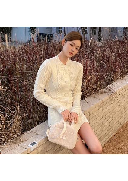 Bej Kadın Tote Çanta Fermuarlı Üst Kolu Çanta Yumuşak Kabarık Satchel Çanta Düz Renk Kadın Kış Günlük Çanta (Yurt Dışından) fırsatları