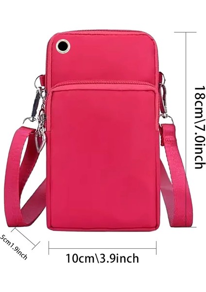 Pembe Yeni Kadın Eğimli Cep Telefonu Çantası Küçük Crossbody Çanta Kadın Çanta Kanvas Cep Telefonu Çanta Jungle Tiger Serisi 2024 Moda (Yurt Dışından) fiyatları