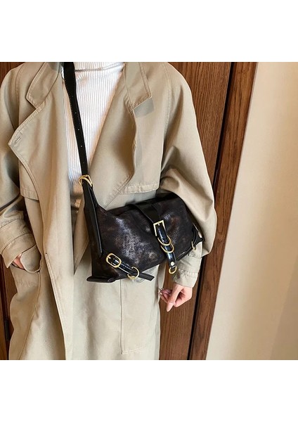 Gri 31X16X7 cm Trendy Y2K Hobos Shouler Crossbody Çanta Kadın Çanta Çantalar 2023 Yeni Vintage Bayan Haberci Çanta Marka Tasarımcısı (Yurt Dışından) indirimleri