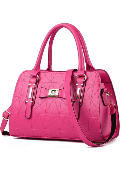 Mor Kadın Çanta 2018 Yeni Kadın Çantası Basit Kadın Omuz Çantaları Tasarımcı Bayanlar Çiçek Kadın Messenger Bayan Tote Kızlar Paketi (Yurt Dışından) modelleri