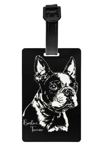 Stil 2 Özel Boston Terrier Köpek Pop Sanat Bagaj Etiketi Gizlilik Koruma Köpek Evcil Hayvan Bagaj Etiketleri Seyahat Çantası Etiketleri Bavul (Yurt Dışından)