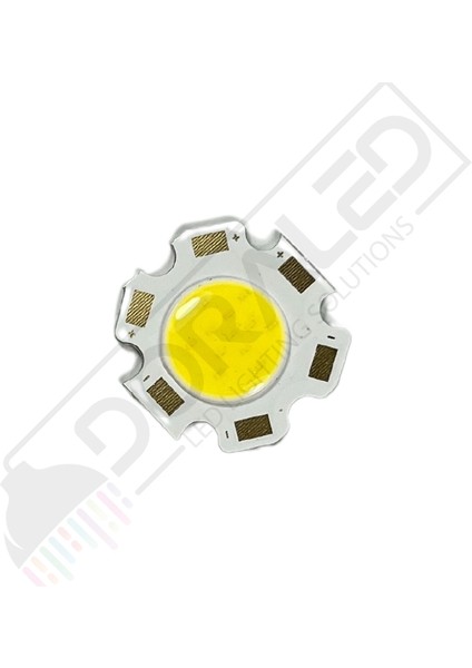 12V 5W Beyaz Cob Led 6000Kelvin 5 Watt12 Volt Cob Led (3 Adet)