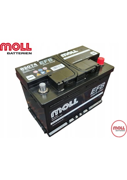 12V 74 Ah Efb Start Stop Akü 2025 Ü.T