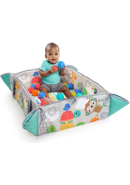 "parlak Başlangıçlar 5'i 1 Arada Top Havuzu Oyun Salonu - Bebekler Için Tamamen Tropikal Eğlence!" fiyatları