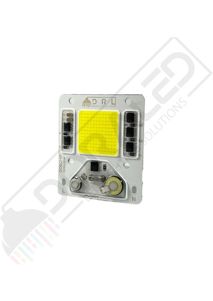 220V Cob LED Beyaz 50W Projektör Ledi
