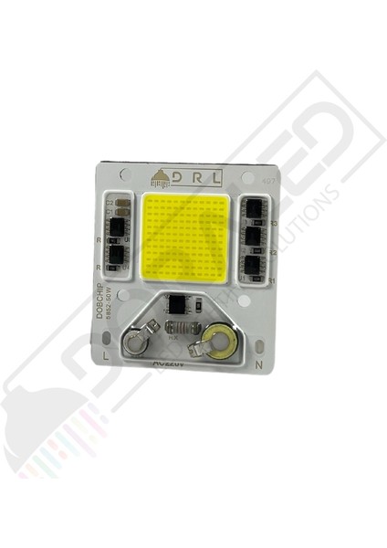 220V Cob LED Beyaz 50W Projektör Ledi