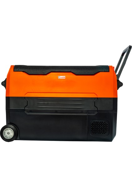 Kompresörlü Turuncu Araç Buzdolabı 45 Litre / Taşınabilir Mini Oto Buzdolabı