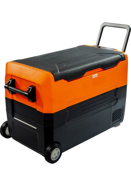 Kompresörlü Turuncu Araç Buzdolabı 45 Litre / Taşınabilir Mini Oto Buzdolabı