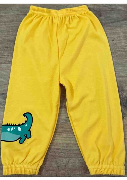 Timsah Baskılı Sweat Takım