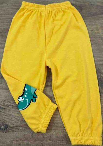Timsah Baskılı Sweat Takım