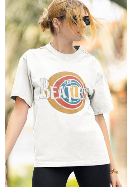 Unisex Oversize The Beatles Tişört, Rock Metal Temalı T-Shirt modelleri
