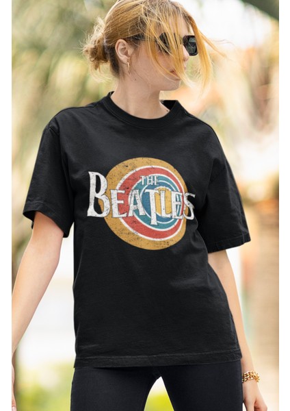 Unisex Oversize The Beatles Tişört, Rock Metal Temalı T-Shirt modelleri