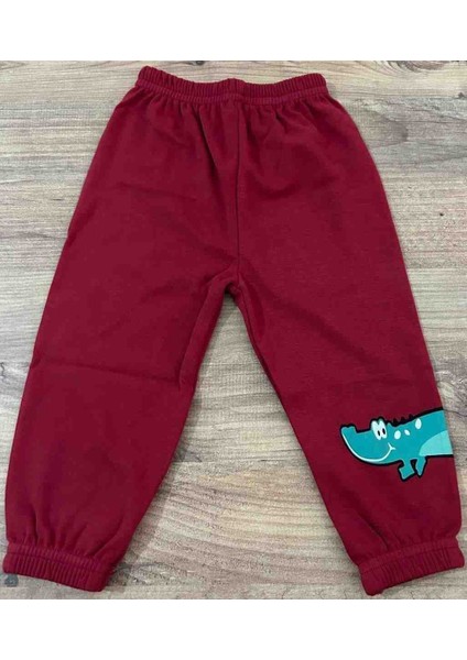 Timsah Baskılı Sweat Takım