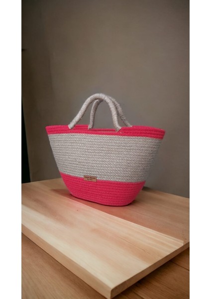 Günlük Hasır Çanta Plaj Çantası El Çantası El Emeği Handmade Tasarım Tarz Yaz Moda ÇANTA-35X20CM
